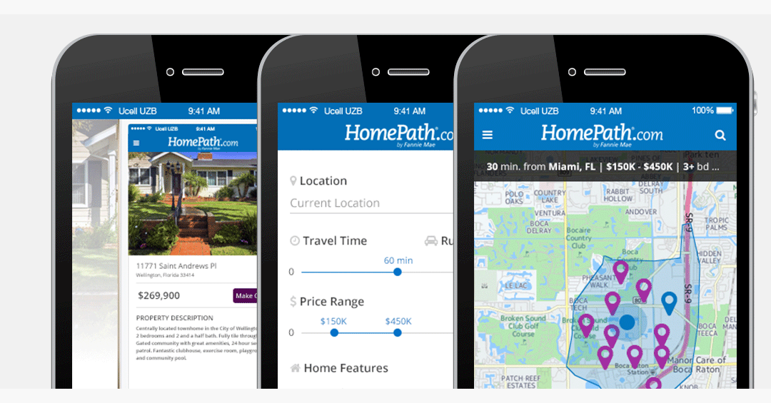 HomePath Mobile App UI